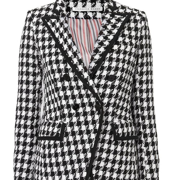 Veronica Beard Jackets & Blazers - Veronica Beard Dickey Houndstooth Blazer Double Breasted Intermix Size 2 $695